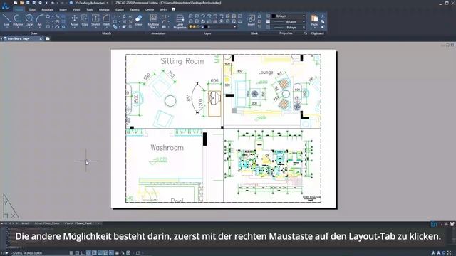 LayoutExport | ZWCAD 2020 SP2 (Deutsch) смотреть онлайн