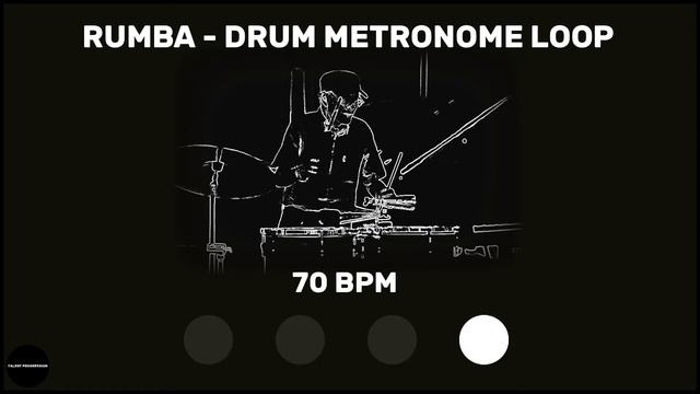 Rumba | Drum Metronome Loop | 70 BPM смотреть онлайн
