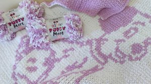 Новинка от Alize! Детский коврик из Alize Puffy More. Подробный МК. Расход пряжи для любого размера.