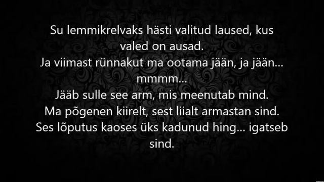 Karl -Erik Taukar - Segased lood lyrics/sõnad смотреть онлайн