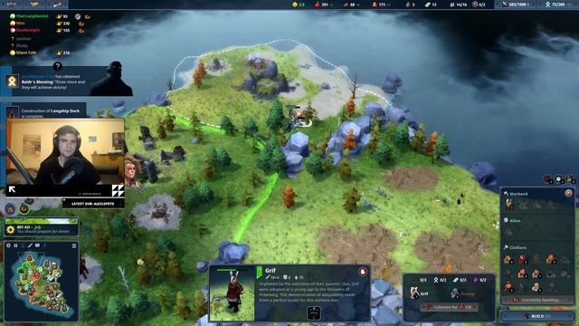 Caught up in Clearing | Eagle clan in 3v3 | Northgard смотреть онлайн