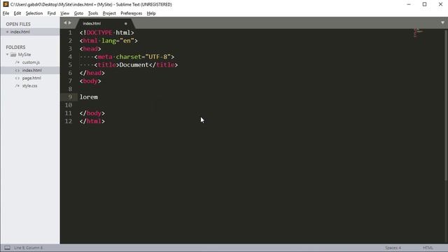 Обзор плагина Emmet в Sublime Text 3. Как работать с плагином Emmet? смотреть онлайн