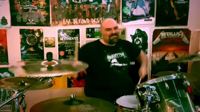 HAPPY BIRTHDAY VINNIE PAUL!! PANTERA- “Five Minutes Alone” drum cover смотреть онлайн