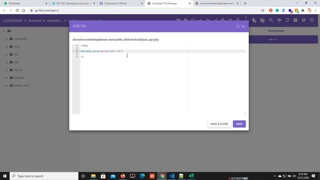 How to create API on hostinger server in hindi/english смотреть онлайн