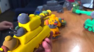 Лепим Танк ЛТГ из пластилина  ✅ Пластилиновый мир от Исы