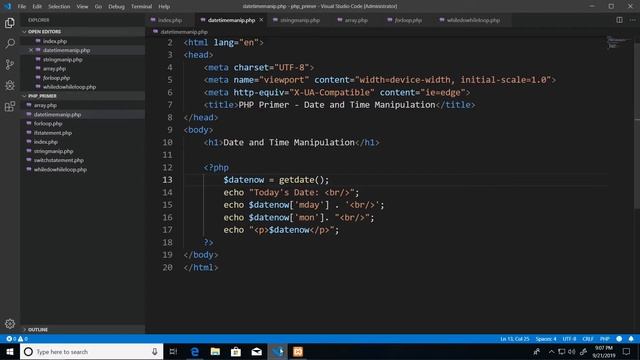 How To Use PHP Date and Time Manipulation Functions | Trevoir Williams смотреть онлайн