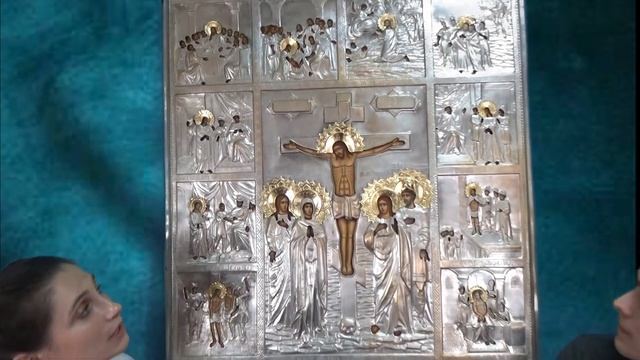 Реставрация оклада и написание иконы Страсти Христовы смотреть онлайн