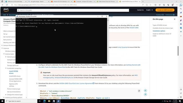 How to Correctly Install NVIDIA Drivers in AWS EC2 Windows смотреть онлайн