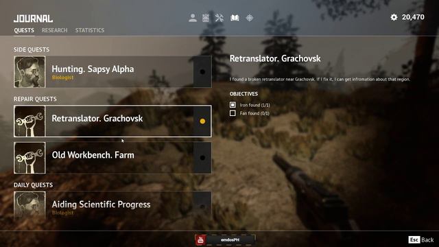 Looking For Mission, More Side Quests - Desolate