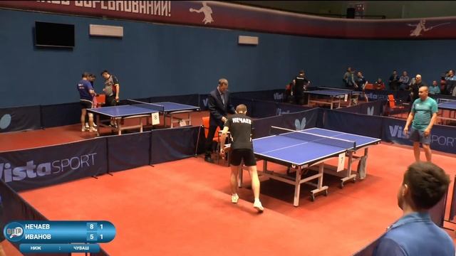 Командный чемпионат Союза любителей настольного тенниса России-2023. Группы. Камера 3