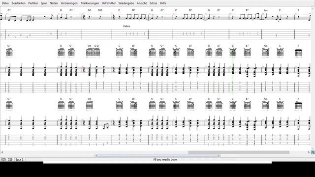 The Beatles - All you Need is Love - Tabs смотреть онлайн