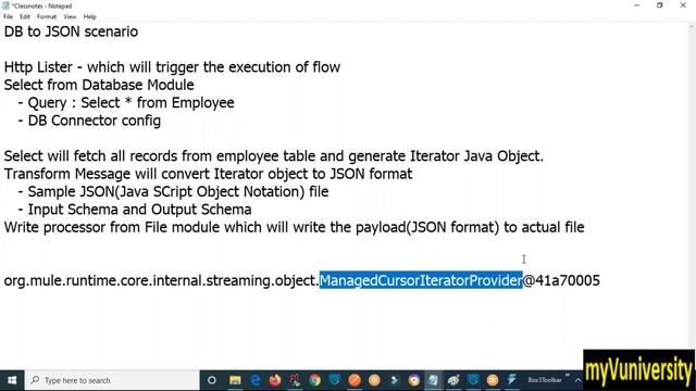 Implementing Database To JSON Scenario step by step | Mulesoft Tutorial For Beginners смотреть онлайн