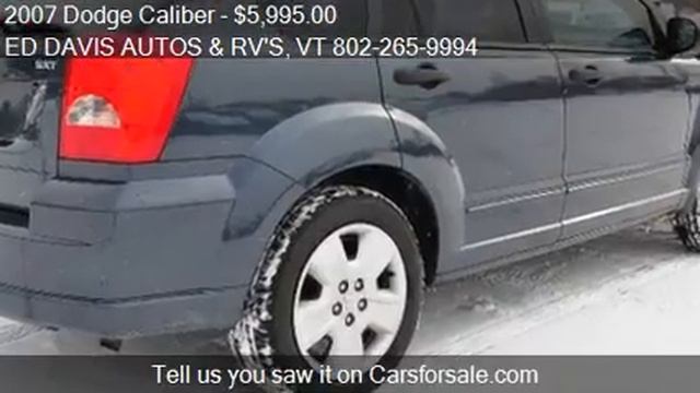 2007 Dodge Caliber for sale in FAIR HAVEN, VT 05743 at the E смотреть онлайн