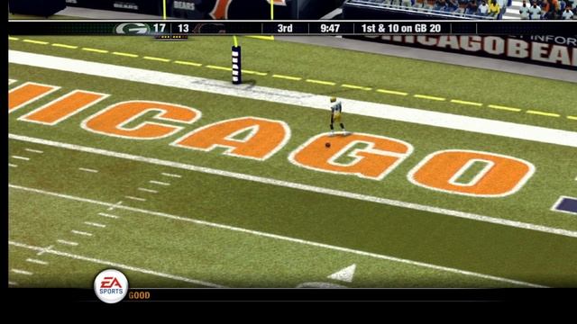 NFL Head Coach 09 PS3 Green Bay Packers vs Chicago Bears Simulation Gameplay смотреть онлайн