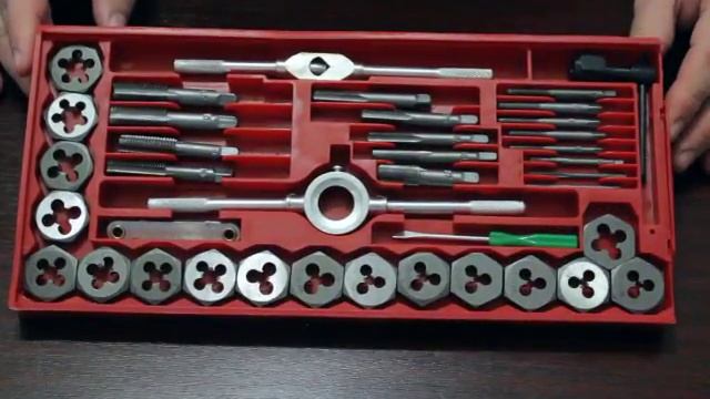 Набор метчиков и плашек Intertool SD-8040 смотреть онлайн