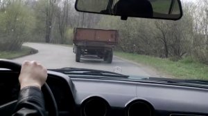 Поездка в деревню на Мерседес 123 .