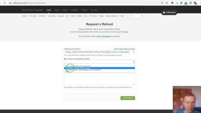 How to make a refund request on Envato Marketplace (ThemeForest, CodeCanyon, VideoHive, AudioJunge) смотреть онлайн