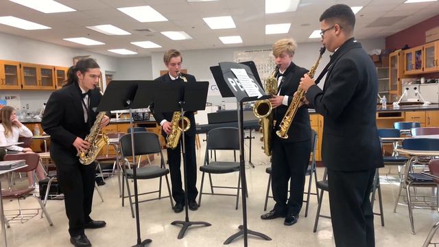 Andante et Scherzo | Jupiter High School Saxophone Quartet 2020 (Andante Mvmt) смотреть онлайн
