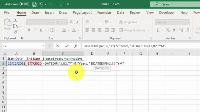 Excel Tips and Tricks #72 How to Calculate the Difference Between Two Dates смотреть онлайн
