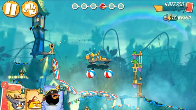 Angry Birds 2 LEVEL 551 / Злые птицы 2 УРОВЕНЬ 551 смотреть онлайн