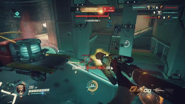 Guillotine - Overwatch Mercy Montage смотреть онлайн
