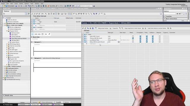 TIA Portal: OB20+ - Time Delay Interrupts