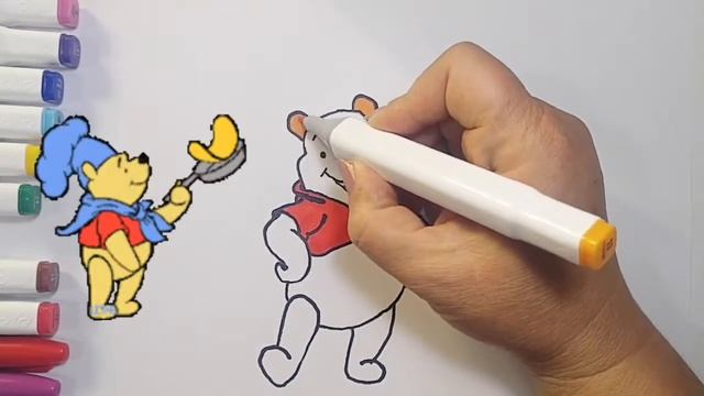 Как нарисовать винни пуха для детей how to draw winnie the pooh for kids स्केचिंग के लिए चित्र смотреть онлайн
