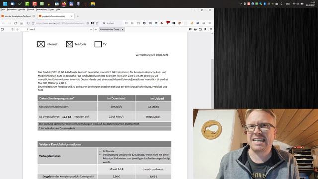 Sim.de: 10 GB LTE-Flat 50 MBit/s für 6,66 Euro смотреть онлайн