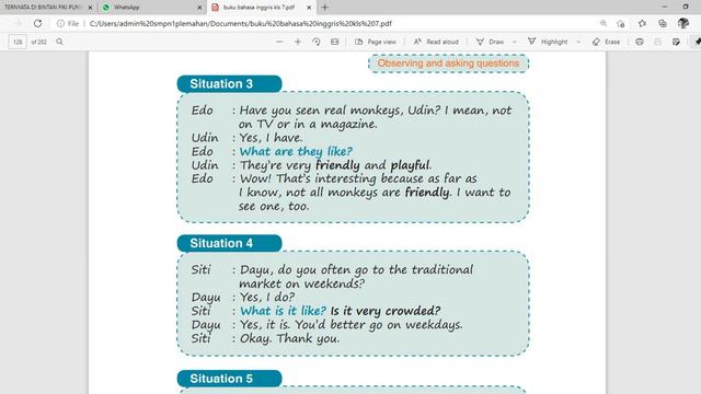 CHAPTER 5 (HOW TO ASK PHISICAL APPEARANCE, BEHAVIOR, AND CHARACTER OF SOMEONE/SOMETHING) смотреть онлайн