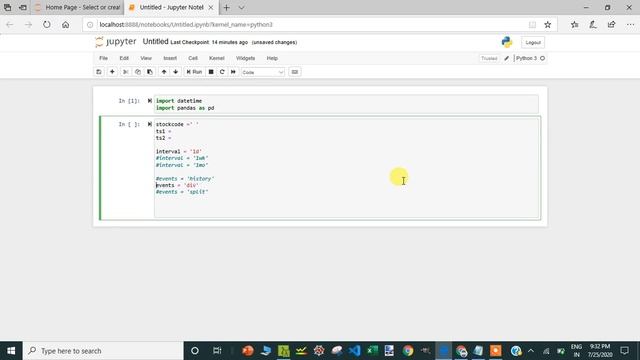 Fetch historical stock data using python and pandas смотреть онлайн