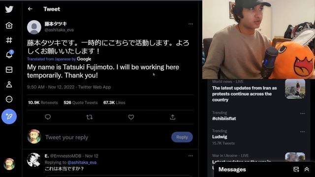 Chainsaw Man Author gets BANNED on Twitter смотреть онлайн