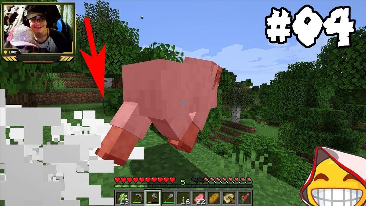 [ майнкрафт летсплей с сестрой ] minecraft без модов с вебкой #04 смотреть онлайн