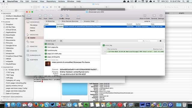 Diff check between original and changed theme files using SourceTree смотреть онлайн