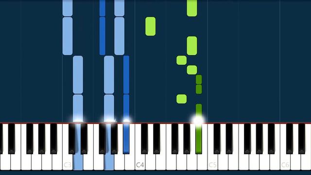 KATYUSHA - Piano Tutorial - Synthesia смотреть онлайн