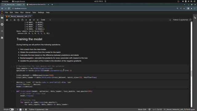 Implementare una Rete Neurale in PyTorch смотреть онлайн
