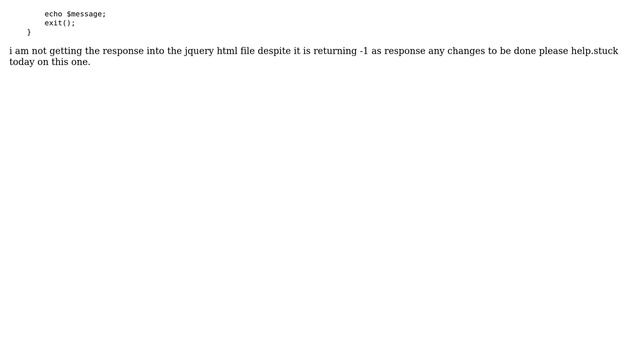 Wordpress: ajax request not returning the result смотреть онлайн