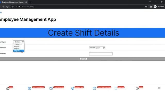 Employee Management System [Django Python] смотреть онлайн