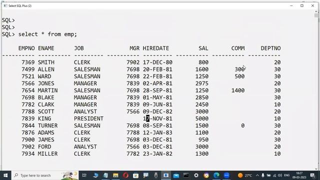 ORACLE 19c tutorials || Demo - 4 || by Mr. Murali On 09-03-2023 @10AM IST смотреть онлайн