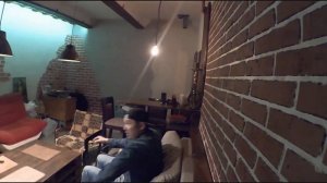 Отделка стен в гараже своими руками , ремонт в гараже , печь в гараж .