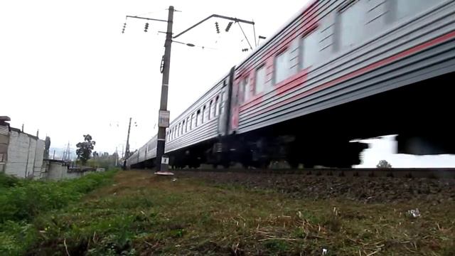 ГЖД ЧС4Т-285 С Пассажирским поездом смотреть онлайн
