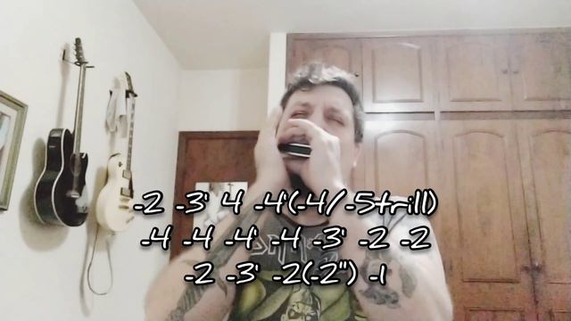 🎶 Blues Classic - Crazy For My Baby (Harmonica Tab - Tablatura de Gaita) смотреть онлайн