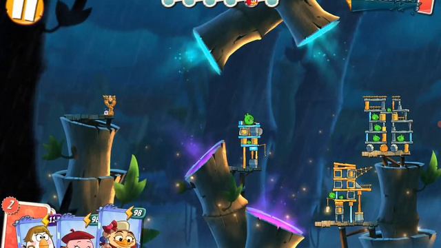 angry birds 2, сумашествие серебрянки ! босс получил в лоб от серебиянки ! смотреть онлайн