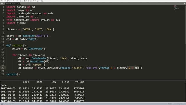Python for Portfolio Allocation - Part 1: Returns смотреть онлайн