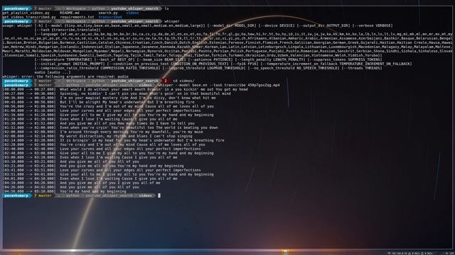 Speech Recognition using Whisper on Youtube Playlist смотреть онлайн