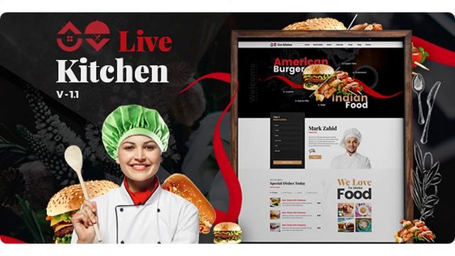 Livekitchen | Restaurant Cafe WordPress Theme | Themeforest Website Templates and Themes смотреть онлайн