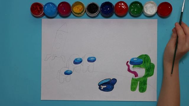 Как нарисовать Амонг Ас, Амонг Ас в Космосе смотреть онлайн