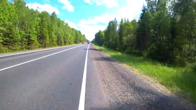 Велопутешествие на Урал. 200 км на велосипеде за день. Кировская область, Омутнинск.