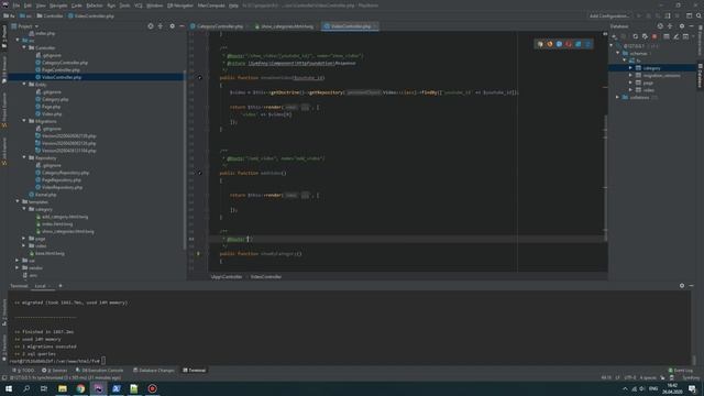 Symfony 5 (урок 8) - Вывод категорий из БД, смотреть онлайн