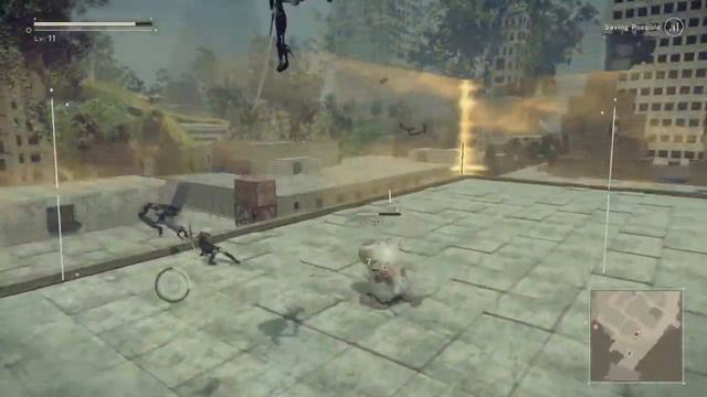 NieR: Automata - How to find Father Servo / Up the roof смотреть онлайн