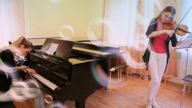 Сектор Газа Твой звонок кавер на скрипке и пианино. смотреть онлайн